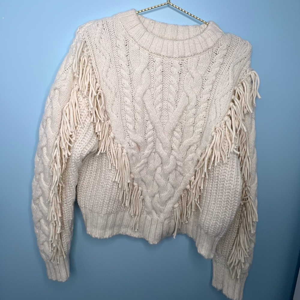 Fringe Sweater H&M
